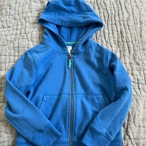 J. Crew Crewcuts blue terry full zipper hoodie size xs (4/5)
